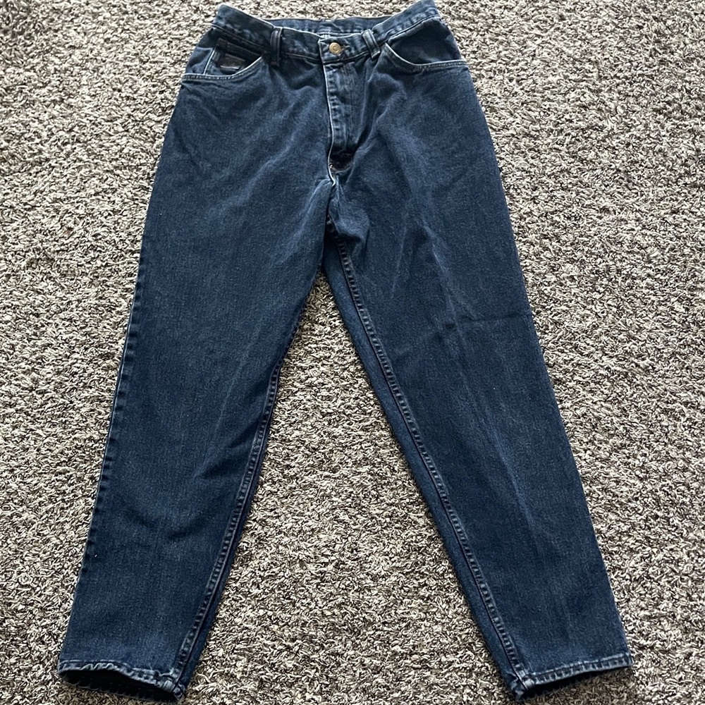 Vintage Wrangler For Women Dark Wash Blue Jeans (27W/29L)